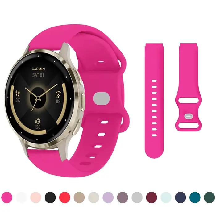 Bracelet pour montre Garmin Venu 2S 3S, bracelet respirant de course pour montre Garmin Forerunner 265S 255S Venus 2S 3S Active S