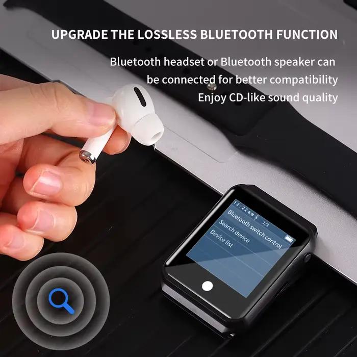 Montre en métal Bluetooth