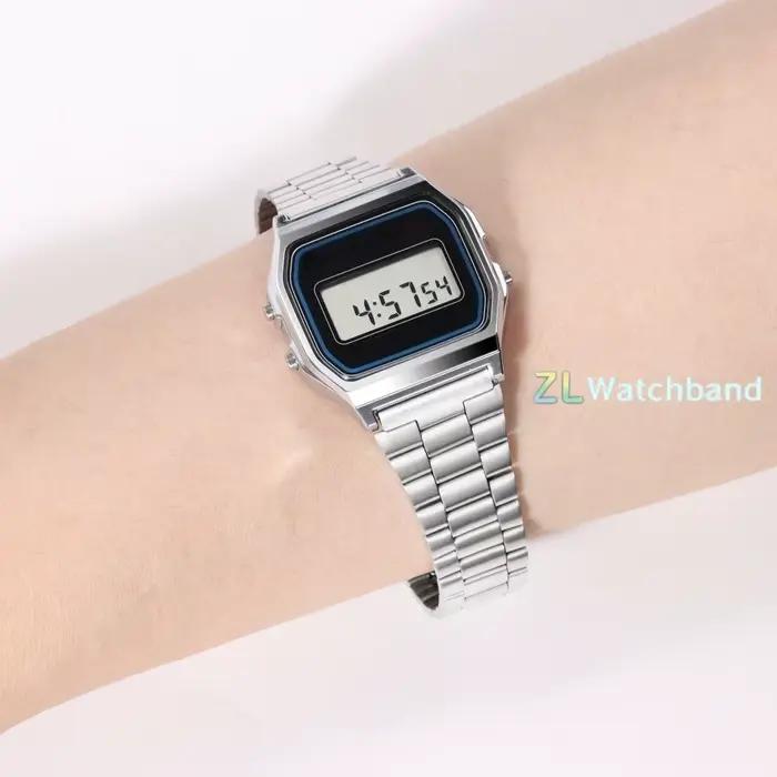 Bracelet de montre pour Casio F-91W F105 F108 A158W A168 AE1200 AE1300