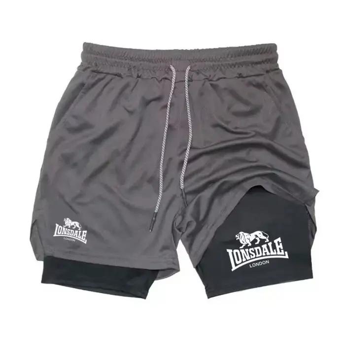Shorts de course 2-en-1 pour hommes