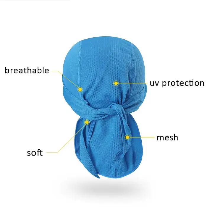 Bandeau de vélo casquette anti-transpiration foulard de cyclisme chapeau de protection solaire à séchage rapide