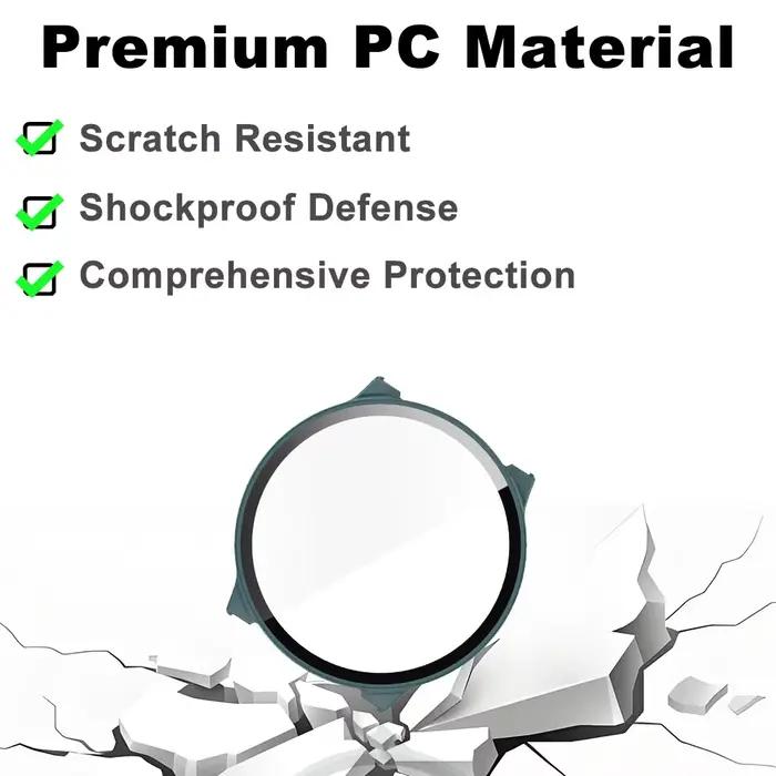 Pour COROS Pace 2, verre trempé + étui de protection d'écran et pare-chocs