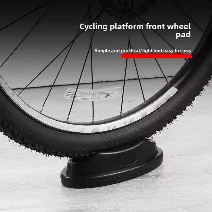 Entraîneur de Vélo Stable Support de Stationnement Noir Pour Roues Avant 23cm Occasions Spéciales Fitness Maison
