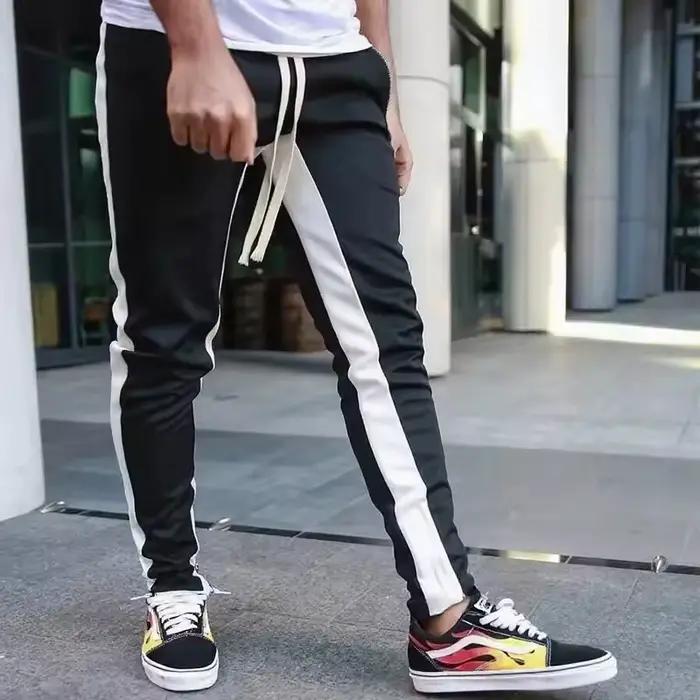Pantalon de Jogging pour hommes, vêtements de Sport, Fitness, bas de survêtement, pantalon de survêtement slim, noir, vêtements de Sport pour hommes