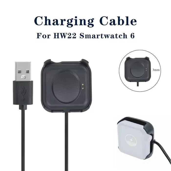 Chargeur magnétique pour montre connectée HW22, câble de chargement, adaptateur rechargeable USB, charge rapide, 1 pièce