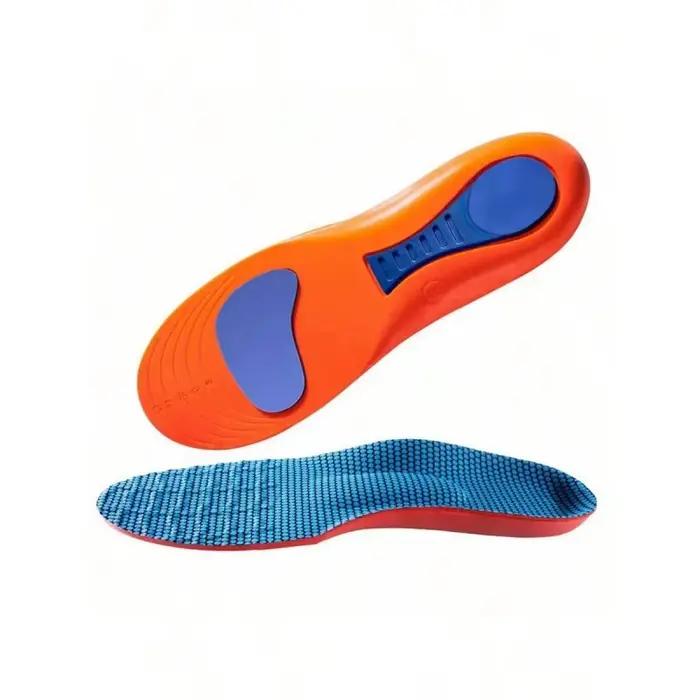 1pair Elasticity Shock Absorption Breathable Running Orthopedic Insoles