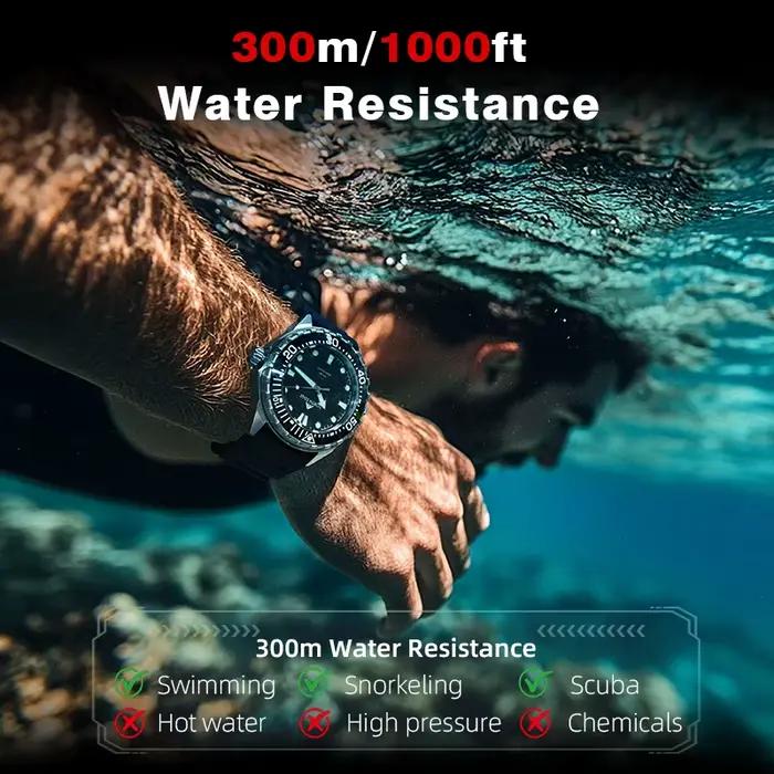 2025 nouveau NORTH EDGE TRITON montre de plongée à énergie solaire hommes montres à Quartz de luxe
