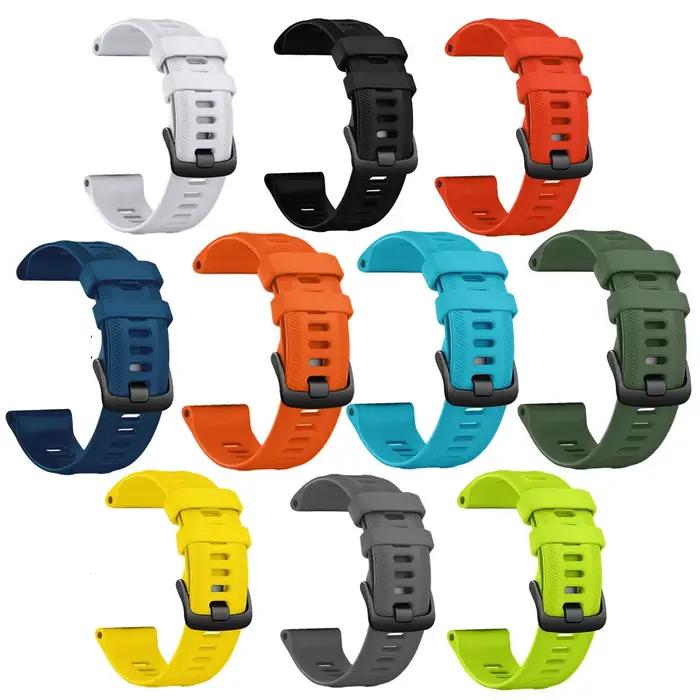 Bracelet de montre en silicone pour Garmin Forerunner 955 945 935 745 Fenix 6 6 Pro 6 Sapphire 5 5 Plus Quatix5 Sapphire Approach S60 Occasions de course spéciales