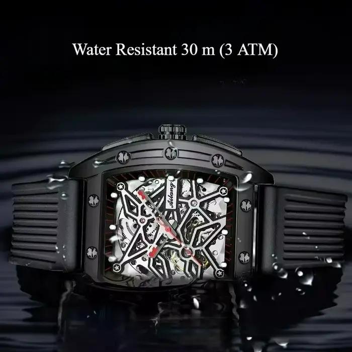 Montre mécanique automatique pour homme AILANG - Cadran squelette tonneau