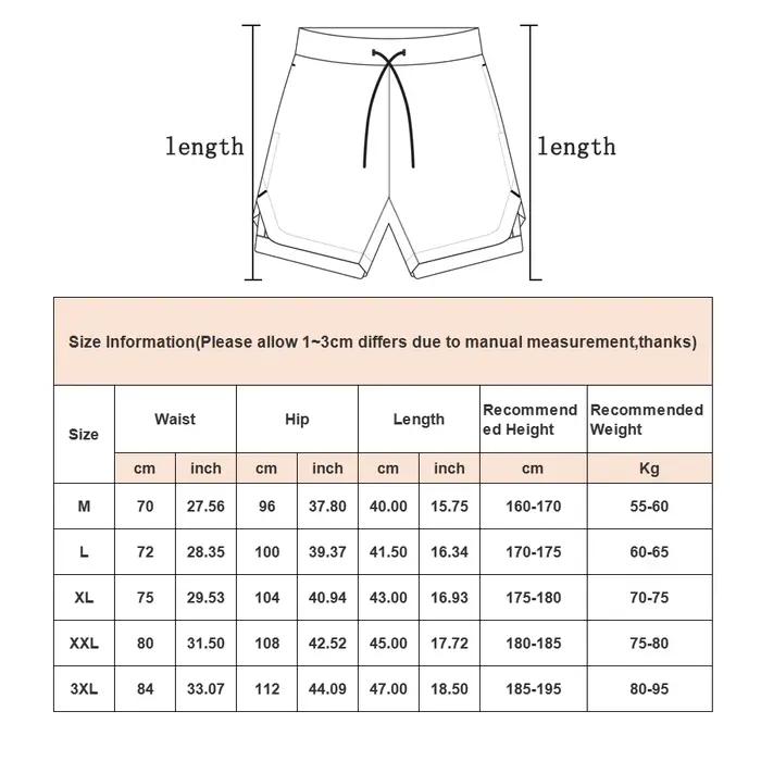 Shorts de course pour hommes