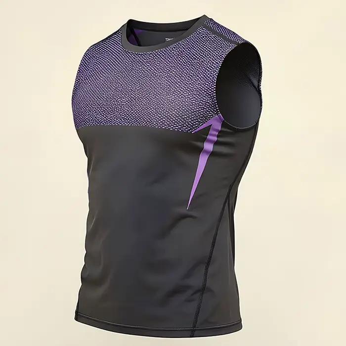 Débardeur Homme Fitness Séchage Rapide Respirant Entraînement Extérieur Course Exercice Léger Élastique Sans Manches
