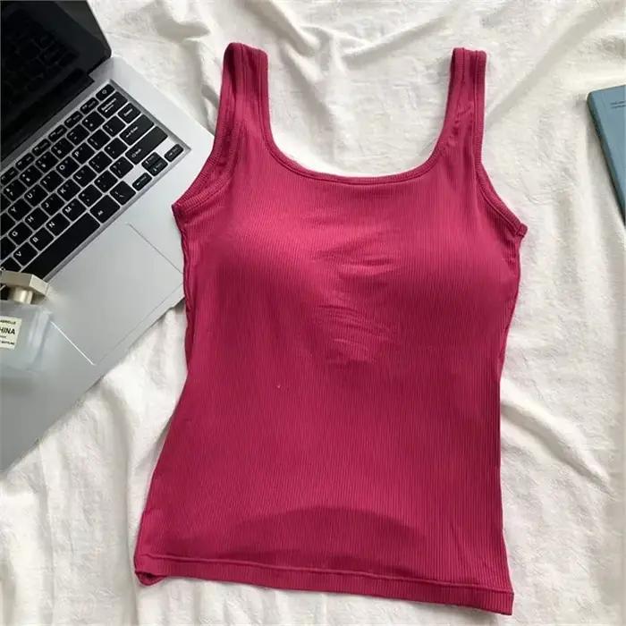 Gilet à bretelles rouge pour femmes