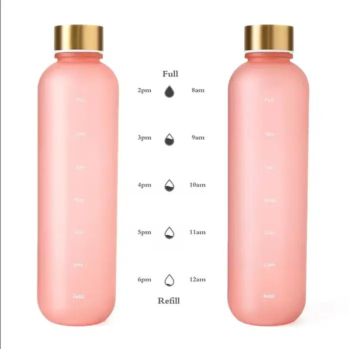 Bouteille de 1000ML avec marqueur de temps
