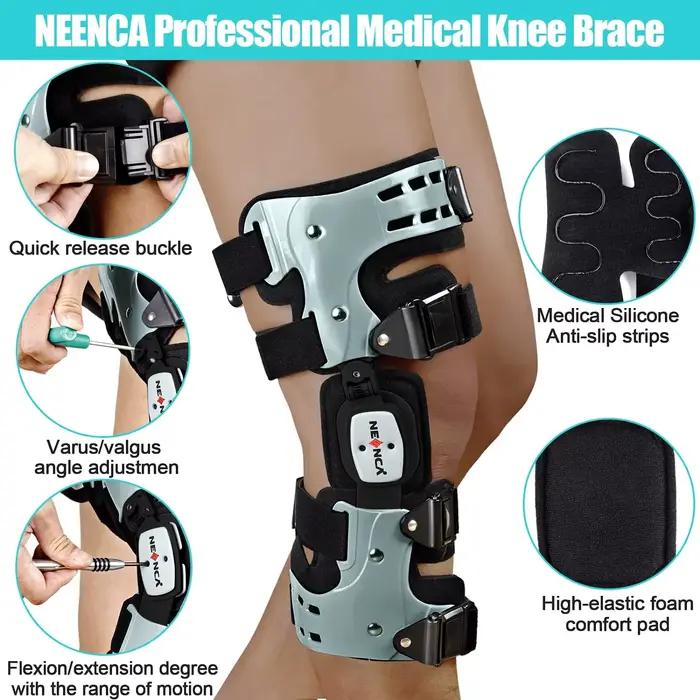 NEENCA OA Unloader genouillère soutien pour la douleur de l'arthrite arthrose défaut de Cartilage réparation nécrose avasculaire