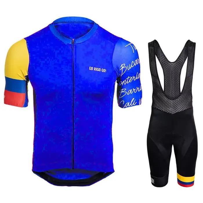 Maillot de cyclisme homme Go Rigo Go ensemble été à manches courtes avec gel pad pour performance optimale occasions spéciales