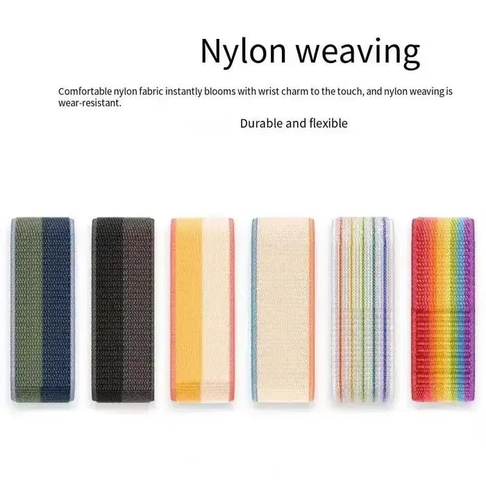 Bracelet de montre en nylon pour COROS APEX Pro, APEX 46mm, PACE 3, offrant confort, durabilité et style pour coureurs et triathlètes