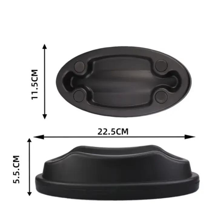 Entraîneur de Vélo Stable Support de Stationnement Noir Pour Roues Avant 23cm Occasions Spéciales Fitness Maison