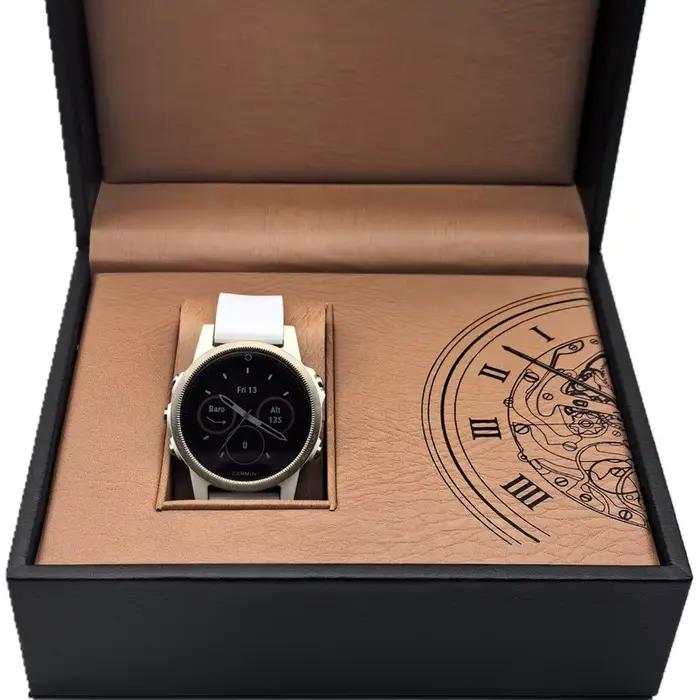 Montre GPS Garmin Fenix 5S 42 mm avec moniteur de fréquence cardiaque optique pour les sports de plein air, prend en charge le russe, l'espagnol, le portugais