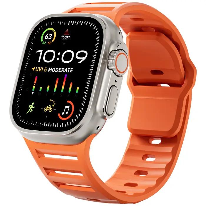 Bracelet en Silicone pour Apple watch ultra 2 3 bandes 49mm 45mm 44mm 42mm 46mm accessoires