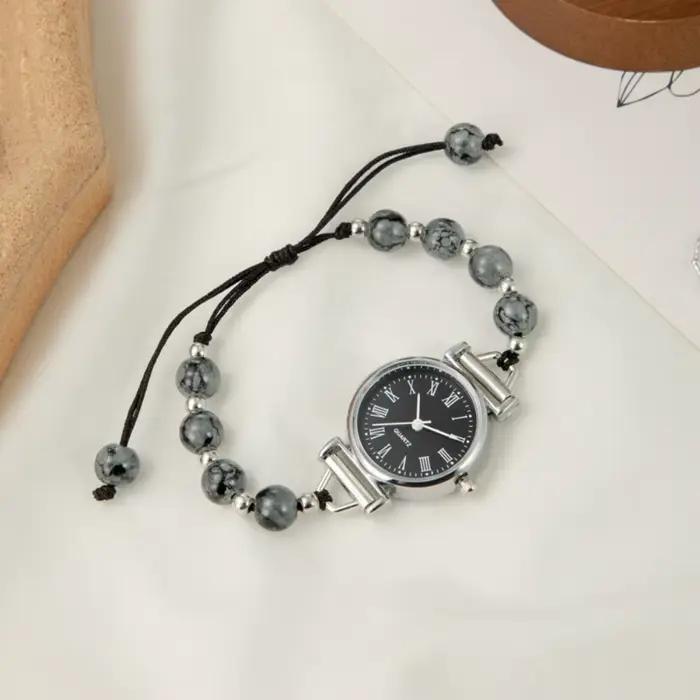 Mode Bracelet perlé montre