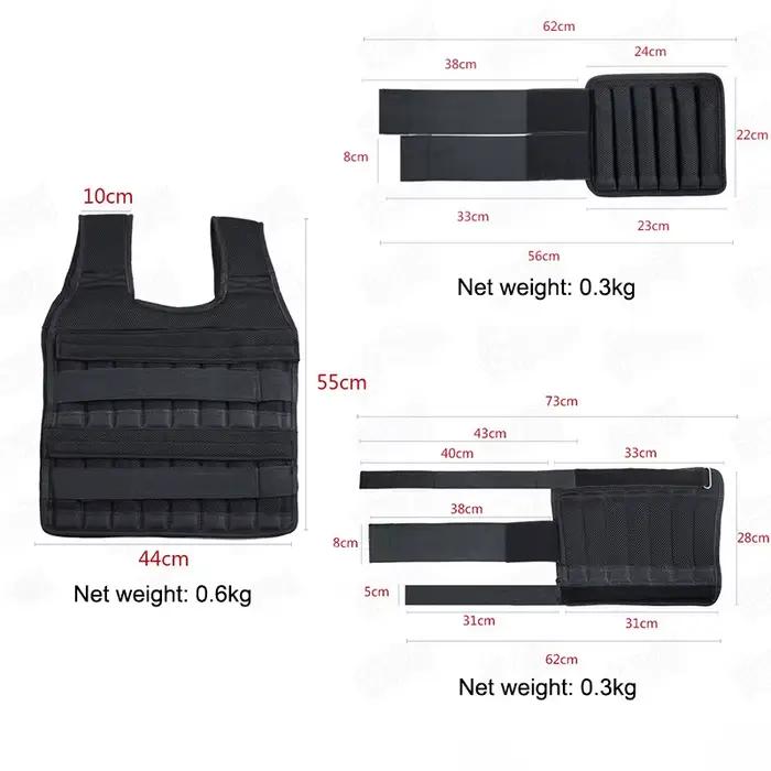 Veste d'entraînement de boxe à chargement réglable
