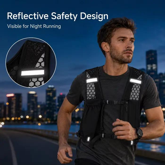 Gilet de course léger pour hommes et femmes