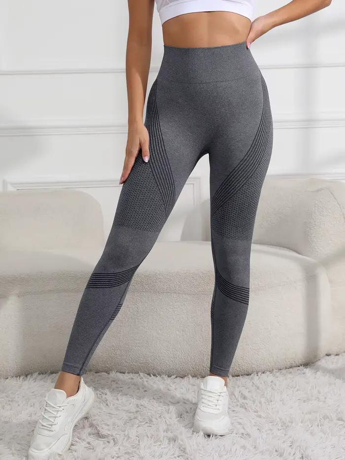 Leggings de Fitness pour femmes, pantalons de Fitness froissés sans couture