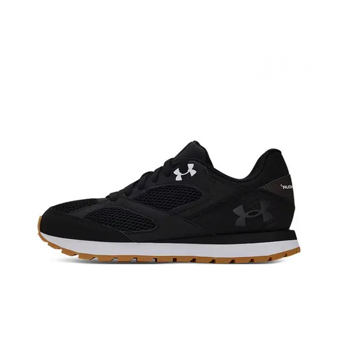 Under Armour Jogger Chaussures de course basses minimalistes, polyvalentes, confortables, douces et respirantes pour hommes, noir 3028387-001