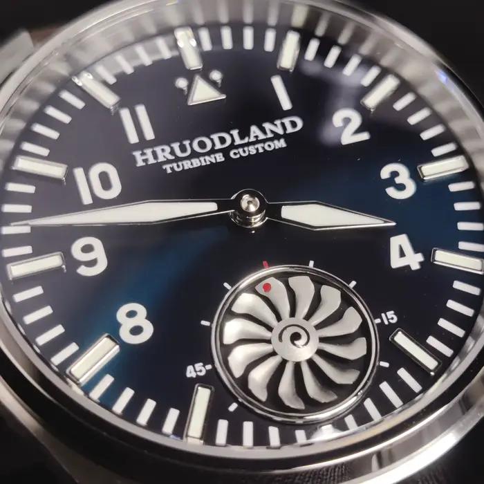 Hruodland 2025 nouvelle montre mécanique pour hommes mouette ST3620 pilote rétro 43MM Bgw-9 lumineux saphir cristal Turbine Reloj Hombre