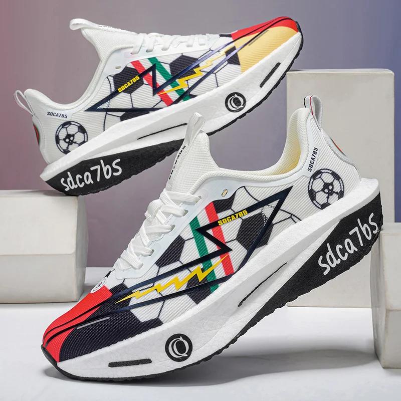 Chaussures de course à pied avec plaque en carbone, professionnelles pour marathon, respirantes et l