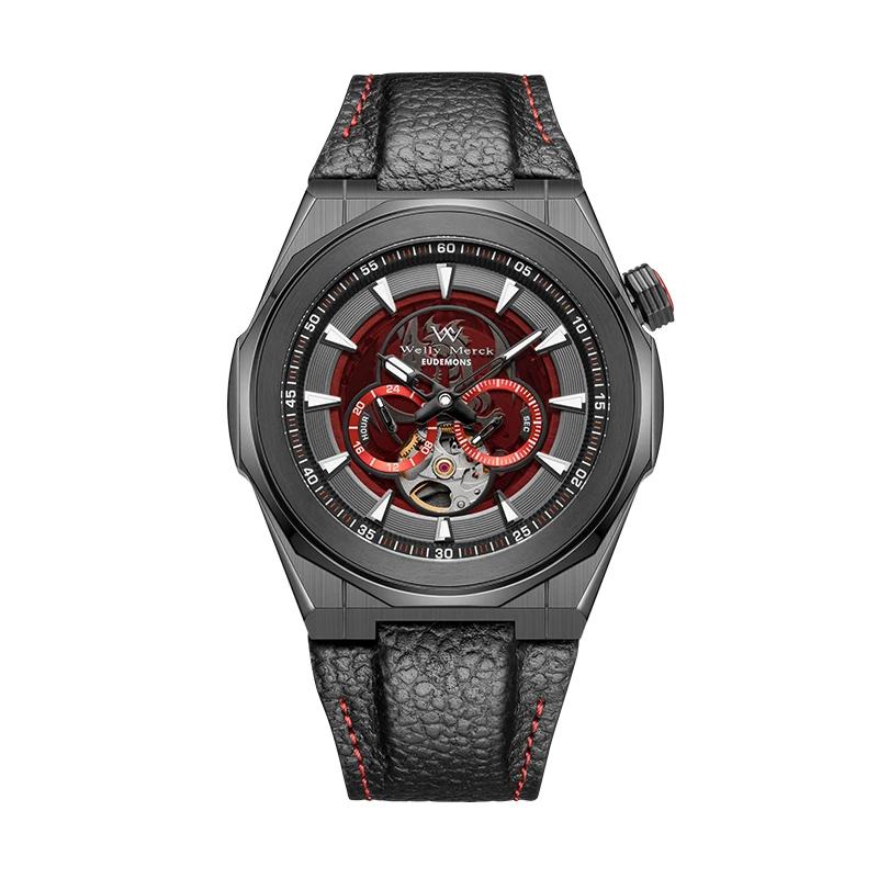 Montre WM Welly Merck automatique mécanique pour homme, cristal saphir, sport, décontractée, édition limitée Anime 02M-MOYU
