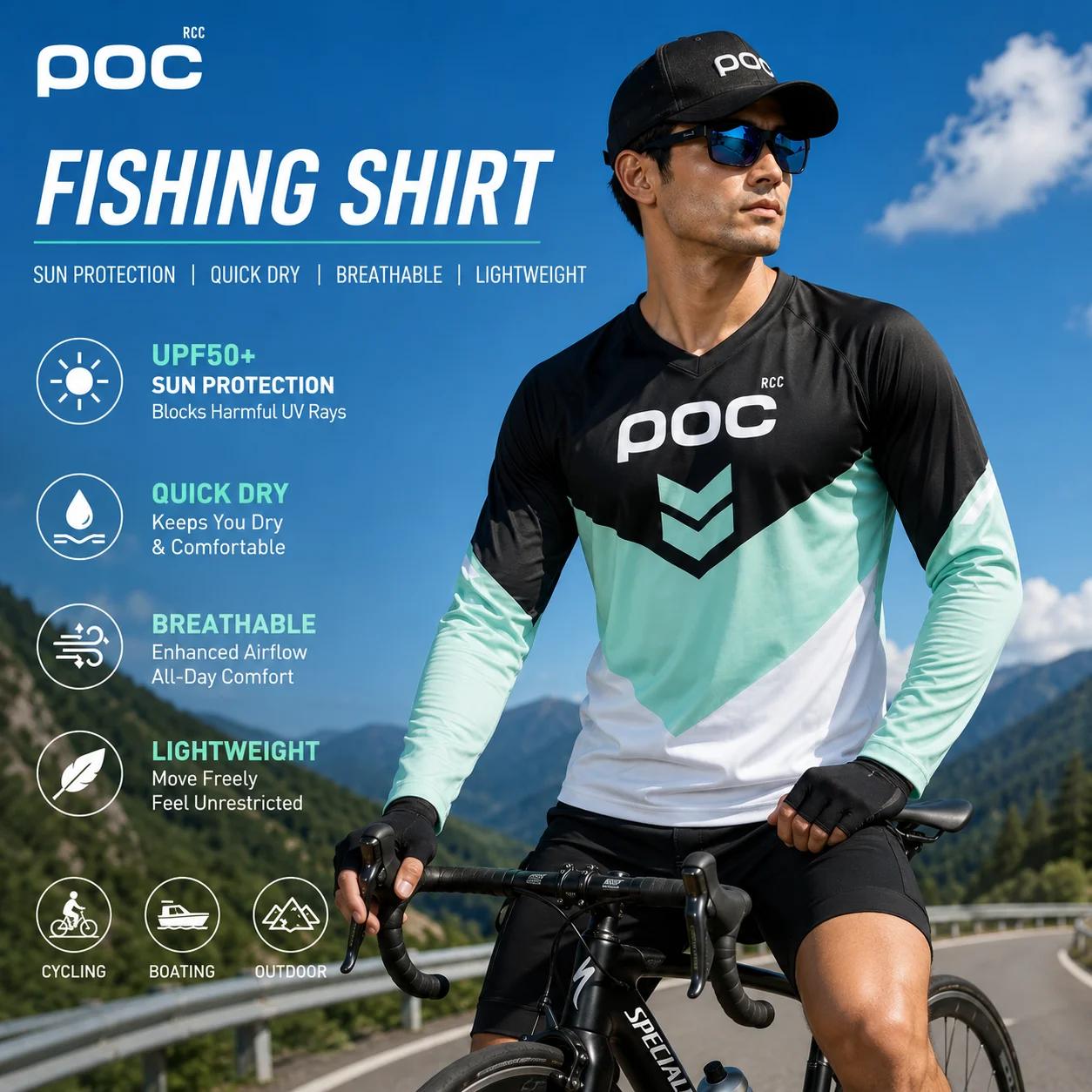 Maillot de cyclisme et motocross PCC POC 2026 pour hommes, t-shirt de VTT pour garçons, vêtements de moto à manches courtes