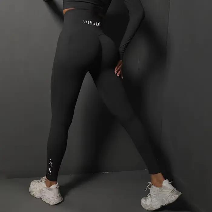 2025 ANIMALU Leggings sans couture femmes pantalons de Yoga de gymnastique femmes taille haute Leggi