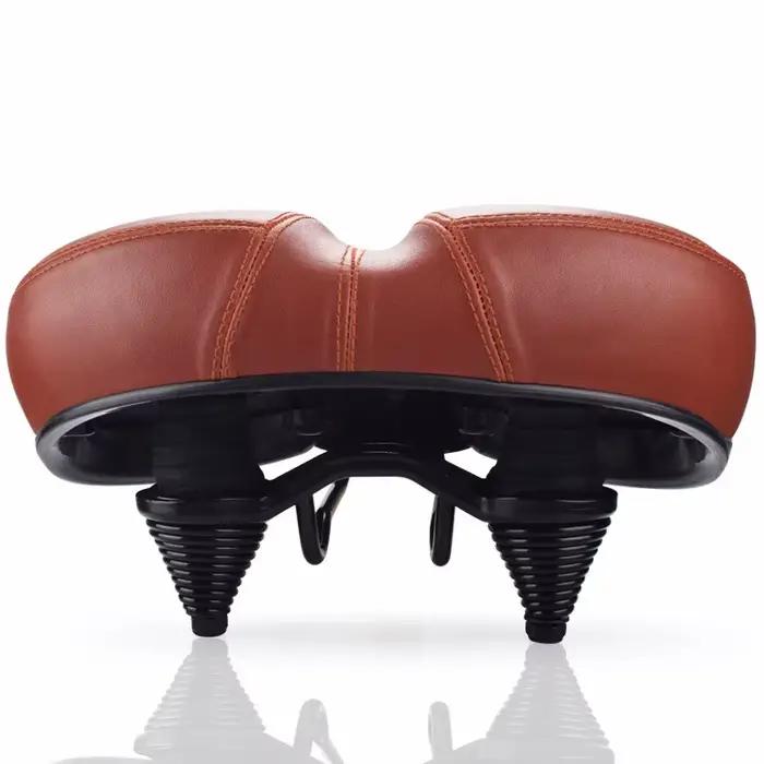 Selle de vélo souple en éponge épaisse, selle en Silicone longue Distance, coussin de siège de vélo