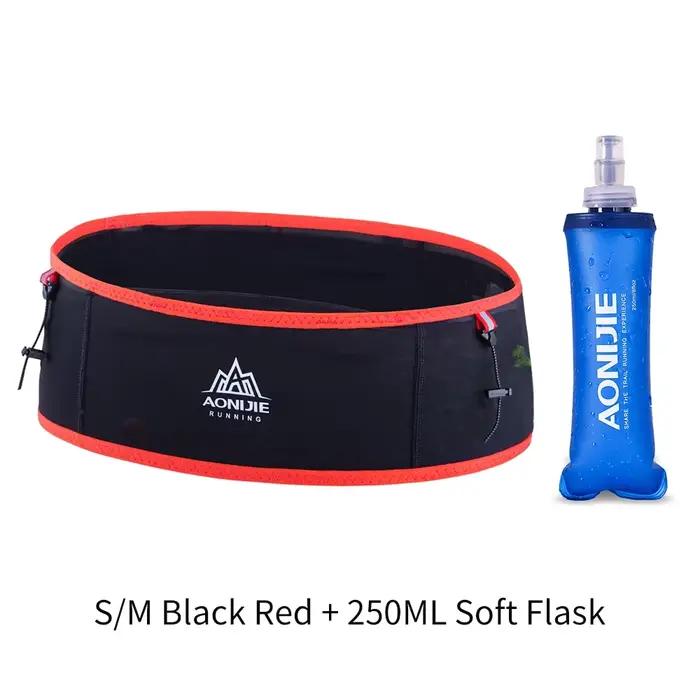 AONIJIE W938S ceinture d'hydratation de course avec flacon souple de 250 ml pour femmes/hommes ceint