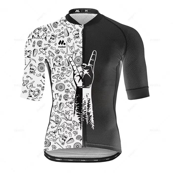 Ensemble de maillot de cyclisme pour homme, vêtements de course d'équipe, vêtements de vélo de monta