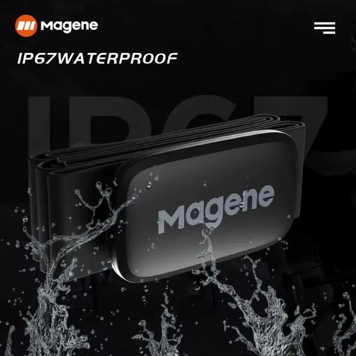 Magene Mover H64 capteur de fréquence cardiaque double Mode ANT Bluetooth avec sangle pectorale ordi