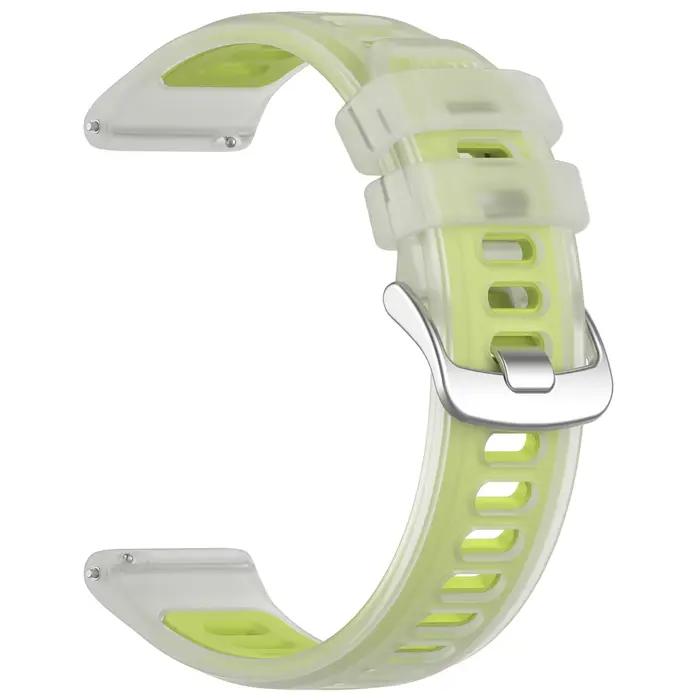 Bracelet étanche pour Garmin Forerunner 165 / 245 / 158 / 55 / 645 Music / 570 42mm, couleurs gelée,