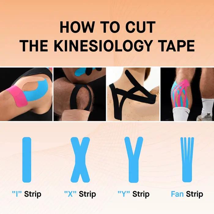 OK TAPE-Ruban de kinésiologie en coton élastique, bande athlétique de base originale, rouleau non co