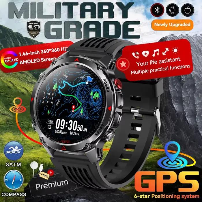 Forerunner 570 GPS montre intelligente 3ATM étanche AMOLED écran MULTI-bande GNSS boussole altimètre