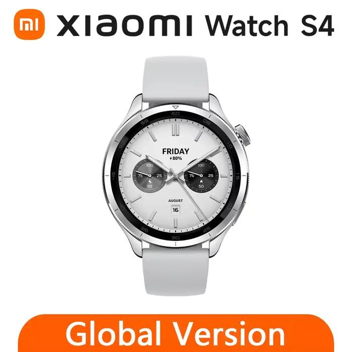 Version Globale Xiaomi Watch S4 Écran AMOLED 1,43 pouces Surveillance de la fréquence cardiaque Plus
