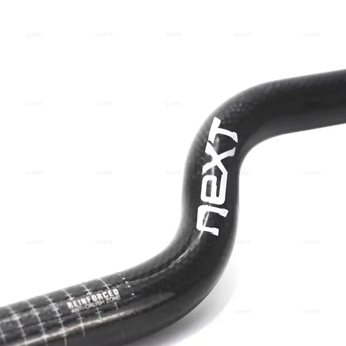 Guidon élévateur en carbone pour VTT et BMX, guidon brillant, visage de course NEXT, 31,8 mm, diamèt