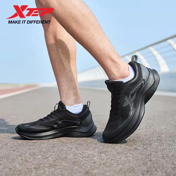 Xtep chaussures de course pour hommes 2025 étape légère Absorption des chocs doux respirant absorban