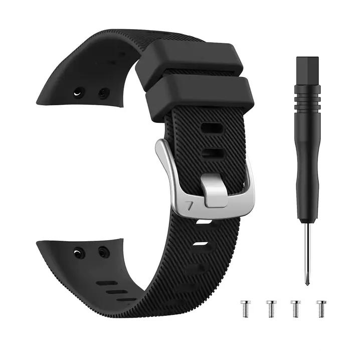Bracelet en Silicone pour montre intelligente Garmin Forerunner 45S/Forerunner 45/Swim 2