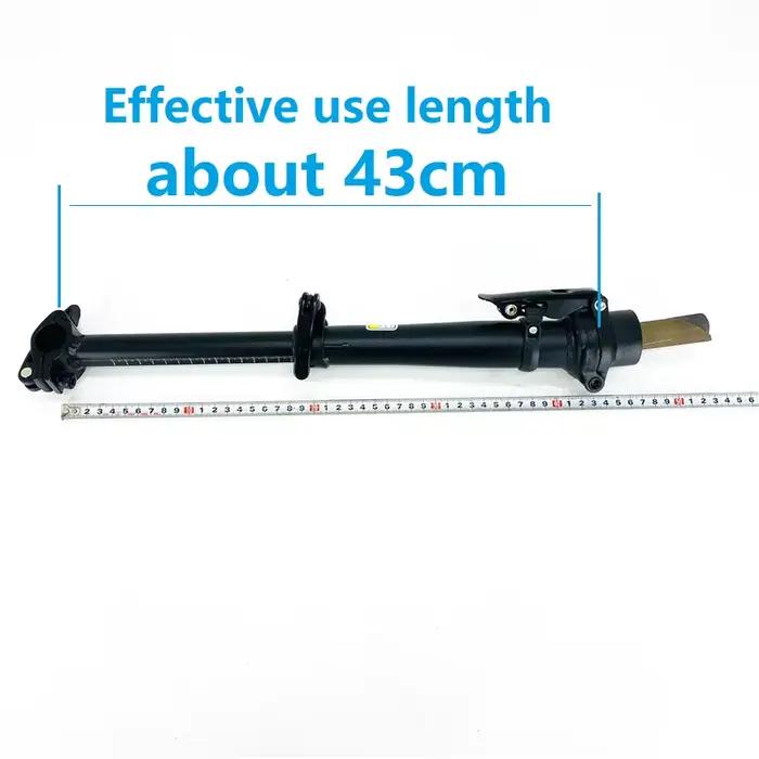 Extension de tige télescopique réglable pour vélo pliant, tige à double section, guidon 25.4mm, four