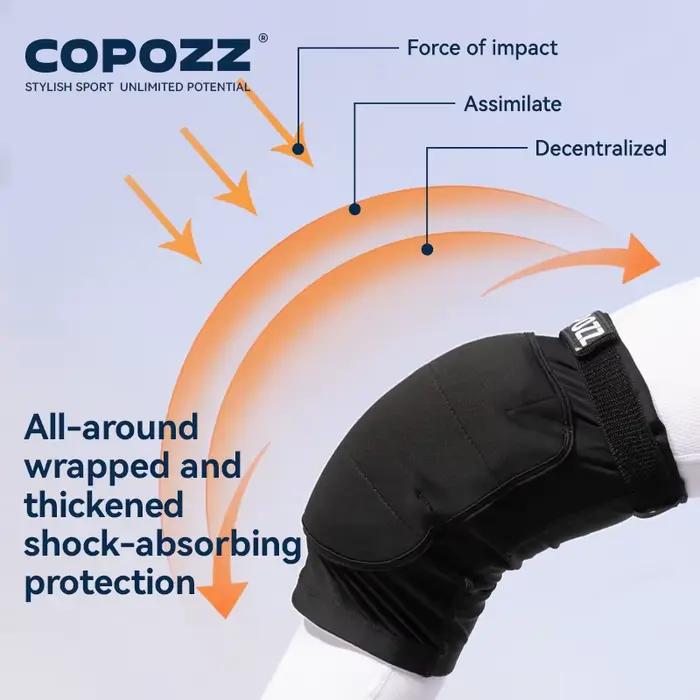 COPOZZ Sports plication Ski Skate 506 Protection Ski Protecteur Genouillères Patinage Protection Han