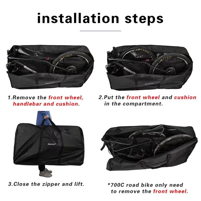 Rhinowalk – sacs de rangement pour vélos de route, 27.5 pouces et moins, 700c, accessoires épais, no