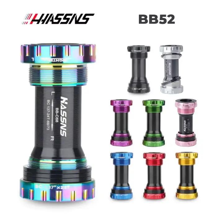 Boîtier de pédalier HASSNS Mtb Hollowtech pour vélo de montagne, mouvement central Hollowtech BB pou