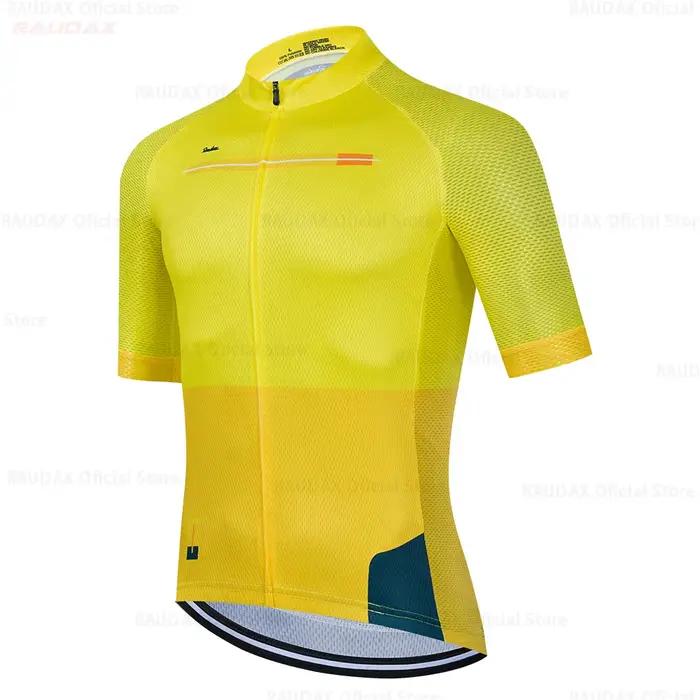Vêtements de cyclisme hommes Raudax 2025 manches courtes Ropa Ciclismo été maillot de cyclisme Triat