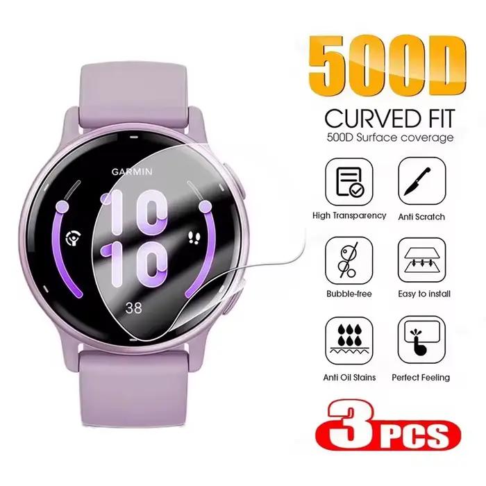 Film Hydrogel pour montre Garmin Forerunner 165 970 965 945 935 220 225 230 235 255s 735XT 620 630,